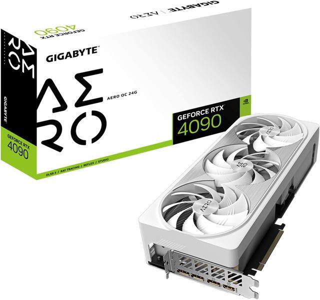 Alt view image 10 of 10 - GIGABYTE AERO GeForce RTX 4090 24GB GDDR6X PCI Express 4.0 x16 ATX Graphics Card GV-N4090AERO OC-24GD