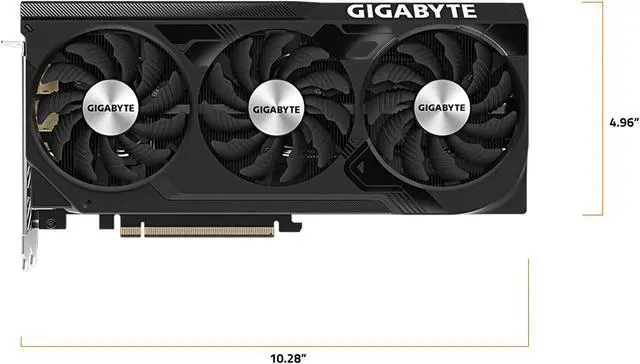 Alt view image 9 of 11 - GIGABYTE WINDFORCE GeForce RTX 4070 12GB GDDR6X PCI Express 4.0 x16 ATX Graphics Card GV-N4070WF3OC-12GD