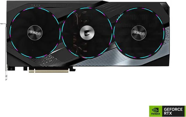 Alt view image 2 of 12 - GIGABYTE AORUS GeForce RTX 4070 12GB GDDR6X PCI Express 4.0 x16 ATX Graphics Card GV-N4070AORUS M-12GD