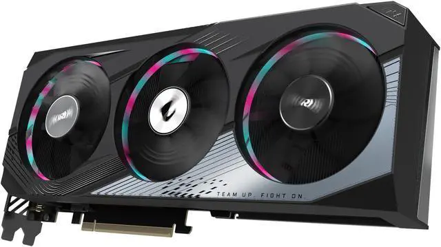 Alt view image 5 of 12 - GIGABYTE AORUS GeForce RTX 4060 Ti ELITE 8G Graphics Card, 3x WINDFORCE Fans, 8GB 128-bit GDDR6, GV-N406TAORUS E-8GD Video Card