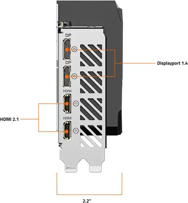 Alt view image 11 of 12 - GIGABYTE AORUS GeForce RTX 4060 Ti ELITE 8G Graphics Card, 3x WINDFORCE Fans, 8GB 128-bit GDDR6, GV-N406TAORUS E-8GD Video Card