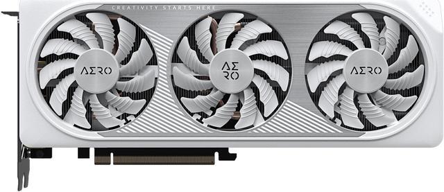 GIGABYTE GeForce RTX 4060 Ti AERO OC 8G Graphics Card, 3x WINDFORCE Fans,  8GB 128-bit GDDR6, GV-N406TAERO OC-8GD Video Card