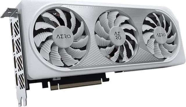 Alt view image 4 of 11 - GIGABYTE GeForce RTX 4060 Ti AERO OC 8G Graphics Card, 3x WINDFORCE Fans, 8GB 128-bit GDDR6, GV-N406TAERO OC-8GD Video Card