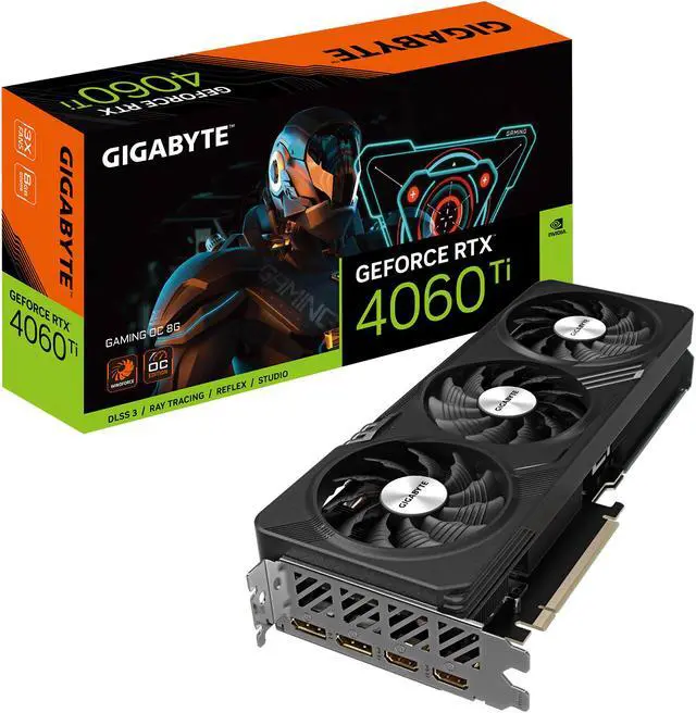 Alt view image 11 of 11 - GIGABYTE GeForce RTX 4060 Ti GAMING OC 8G Graphics Card, 3x WINDFORCE Fans, 8GB 128-bit GDDR6, GV-N406TGAMING OC-8GD Video Card