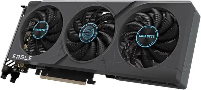 Alt view image 6 of 10 - GIGABYTE GeForce RTX 4060 Ti EAGLE OC 8G Graphics Card, 3x WINDFORCE Fans, 8GB 128-bit GDDR6, GV-N406TEAGLE OC-8GD Video Card