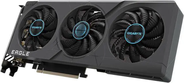 Alt view image 6 of 10 - GIGABYTE GeForce RTX 4060 Ti EAGLE 8G Graphics Card, 3x WINDFORCE Fans, 8GB 128-bit GDDR6, GV-N406TEAGLE-8GD Video Card