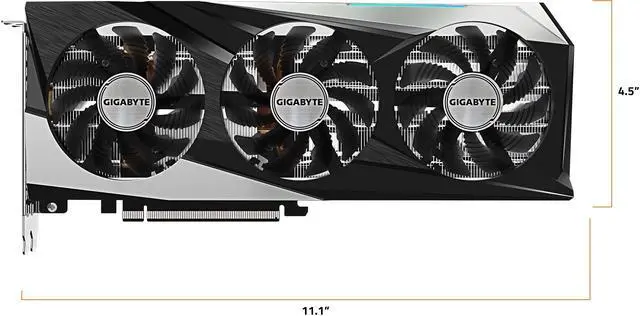 Alt view image 3 of 11 - GIGABYTE Radeon RX 7600 GAMING OC 8G Graphics Card, 3x WINDFORCE Fans 8GB 128-bit GDDR6, GV-R76GAMING OC-8GD Graphics Card