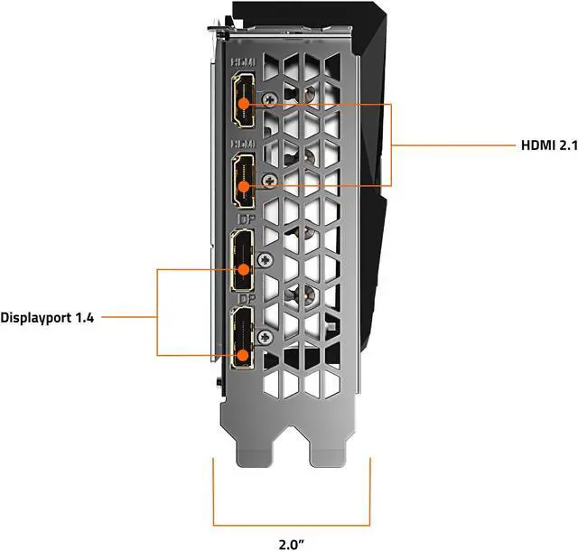 Alt view image 10 of 11 - GIGABYTE Radeon RX 7600 GAMING OC 8G Graphics Card, 3x WINDFORCE Fans 8GB 128-bit GDDR6, GV-R76GAMING OC-8GD Graphics Card