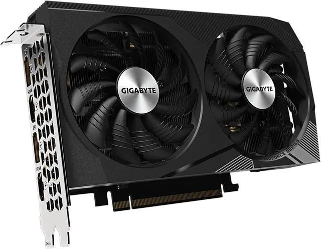 Alt view image 3 of 8 - GIGABYTE GeForce RTX 3060 GAMING OC 8G (rev. 2.0) Graphics Card, 2x WINDFORCE Fans, 8GB 128-bit GDDR6, GV-N3060GAMING OC-8GD Rev2.0 Video Card