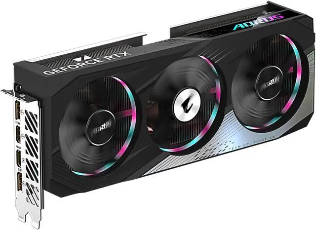Alt view image 5 of 10 - GIGABYTE AORUS GeForce RTX 4060 ELITE 8G Graphics Card, 3x WINDFORCE Fans, 8GB 128-bit GDDR6, GV-N4060AORUS E-8GD Video Card