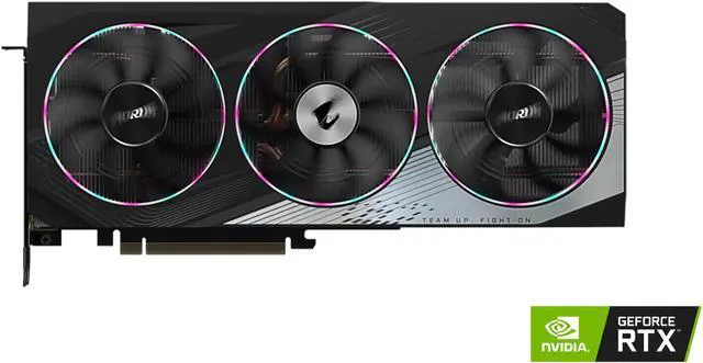 Alt view image 2 of 10 - GIGABYTE AORUS GeForce RTX 4060 ELITE 8G Graphics Card, 3x WINDFORCE Fans, 8GB 128-bit GDDR6, GV-N4060AORUS E-8GD Video Card