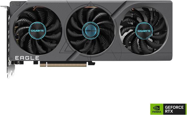 GIGABYTE GeForce RTX 4060 EAGLE OC 8G Graphics Card, 3x WINDFORCE Fans, 8GB  128-bit GDDR6, GV-N4060EAGLE OC-8GD Video Card