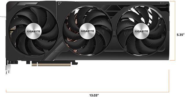 Alt view image 9 of 11 - GIGABYTE GeForce RTX 4090 WINDFORCE V2 24G Graphics Card, 3x WINDFORCE Fans, 24GB 384-bit GDDR6X, GV-N4090WF3V2-24GD Video Card