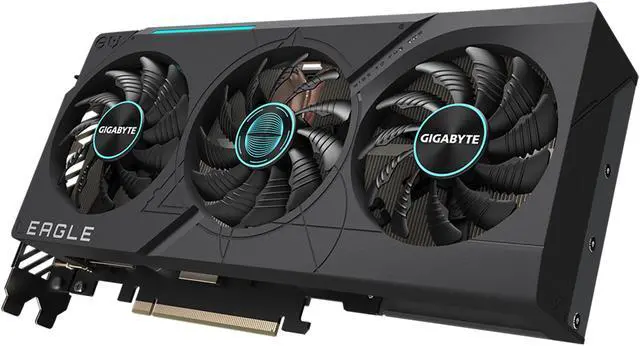 Alt view image 4 of 10 - GIGABYTE GeForce RTX 4070 Ti EAGLE OC 12G (rev. 2.0) Graphics Card, 3x WINDFORCE Fans, 12GB 192-bit GDDR6X, GV-N407TEAGLE OC-12GD Rev2.0 Video Card