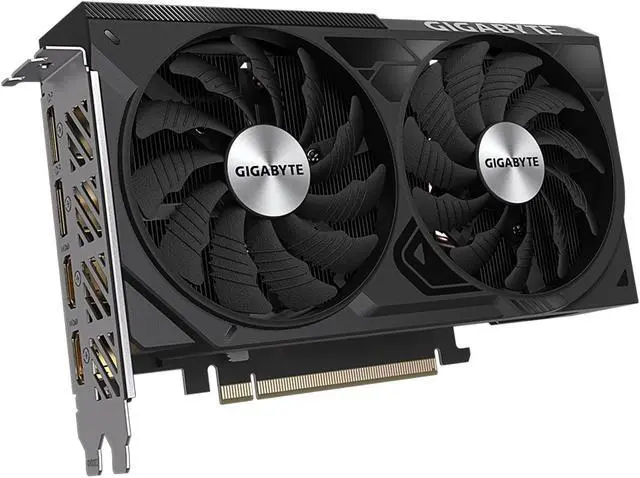 Alt view image 6 of 8 - GIGABYTE GeForce RTX 4060 Ti WINDFORCE OC 8G Graphics Card, 2x WINDFORCE Fans, 8GB 128-bit GDDR6, GV-N406TWF2OC-8GD Video Card