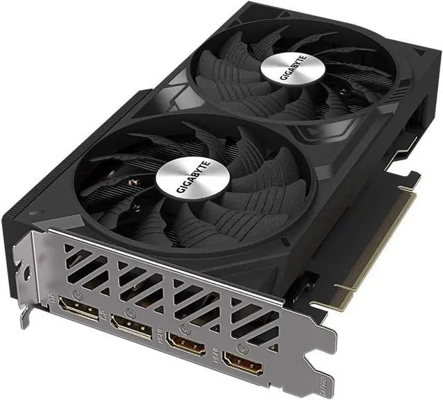 Alt view image 7 of 8 - GIGABYTE GeForce RTX 4060 Ti WINDFORCE OC 8G Graphics Card, 2x WINDFORCE Fans, 8GB 128-bit GDDR6, GV-N406TWF2OC-8GD Video Card
