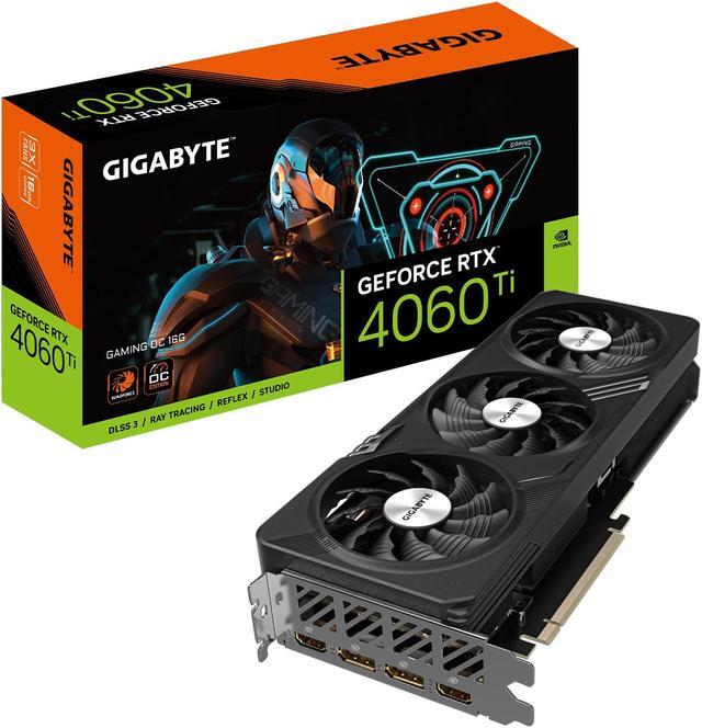 Alt view image 11 of 11 - GIGABYTE GeForce RTX 4060 Ti GAMING OC 16G Graphics Card, 3x WINDFORCE Fans, 16GB 128-bit GDDR6, GV-N406TGAMING OC-16GD Video Card