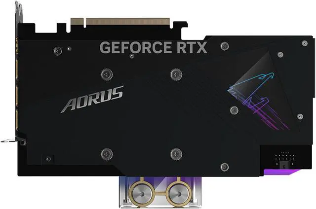Alt view image 5 of 10 - GIGABYTE AORUS GeForce RTX 4070 Ti 12GB XTREME WATERFORCE WB Graphics Card, WATERFORCE Water Block Cooling System, 12GB 192-bit GDDR6X, GV-N407TAORUSX WB-12GD Video Card
