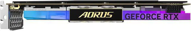 Alt view image 6 of 10 - GIGABYTE AORUS GeForce RTX 4070 Ti 12GB XTREME WATERFORCE WB Graphics Card, WATERFORCE Water Block Cooling System, 12GB 192-bit GDDR6X, GV-N407TAORUSX WB-12GD Video Card