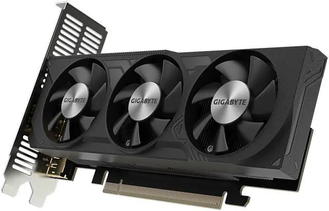 Alt view image 4 of 8 - GIGABYTE GeForce RTX 4060 OC Low Profile 8G Graphics Card, 3x WINDFORCE Fans, 8GB 128-bit GDDR6, GV-N4060OC-8GL Graphics Card