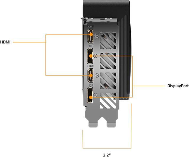Alt view image 10 of 11 - GIGABYTE Radeon RX 7800 XT GAMING OC 16G Graphics Card, 3x WINDFORCE Fans 16GB 256-bit GDDR6, GV-R78XTGAMING OC-16GD Video Card