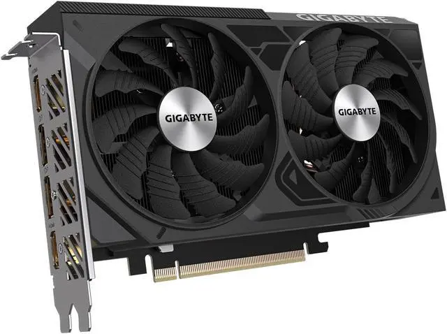 Alt view image 7 of 10 - GIGABYTE GeForce RTX 4060 Ti WINDFORCE OC 16G Graphics Card, 2x WINDFORCE Fans, 16GB 128-bit GDDR6, GV-N406TWF2OC-16G Video Card