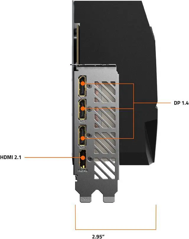 Alt view image 7 of 8 - GIGABYTE AORUS GeForce RTX 4080 SUPER MASTER 16G Graphics Card, 3x WINDFORCE Fans, 16GB 256-bit GDDR6X, GV-N408SAORUS M-16GD Video Card