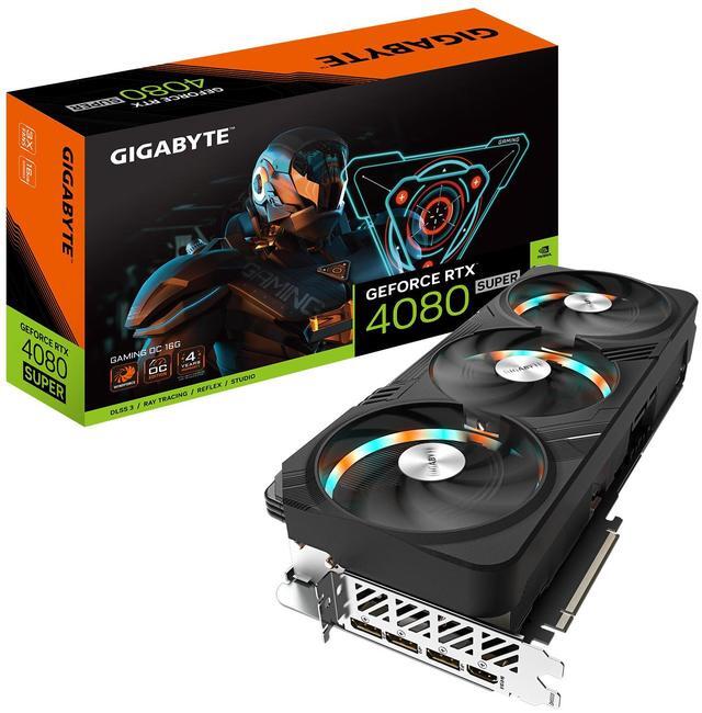 Alt view image 8 of 8 - GIGABYTE GeForce RTX 4080 SUPER GAMING OC 16G Graphics Card, 3x WINDFORCE Fans, 16GB 256-bit GDDR6X, GV-N408SGAMING OC-16GD Video Card