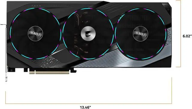 Alt view image 6 of 8 - GIGABYTE GeForce RTX 4070 Ti SUPER MASTER 16G Graphics Card, 3x WINDFORCE Fans, 16GB 256-bit GDDR6X, GV-N407TSAORUS M-16GD Video Card