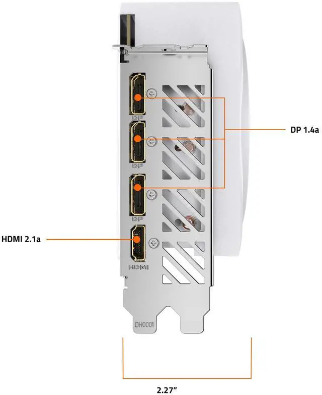 Alt view image 7 of 8 - GIGABYTE GeForce RTX 4070 Ti SUPER AERO OC 16G Graphics Card, 3x WINDFORCE Fans, 16GB 256-bit GDDR6X, GV-N407TSAERO OC-16GD Video Card