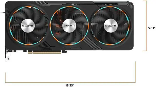 Alt view image 6 of 8 - GIGABYTE GeForce RTX 4070 Ti SUPER GAMING OC 16G Graphics Card, 3x WINDFORCE Fans, 16GB 256-bit GDDR6X, GV-N407TSGAMING OC-16GD Video Card