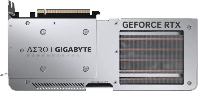 Alt view image 5 of 8 - GIGABYTE GeForce RTX 4070 SUPER AERO OC 12G Graphics Card, 3x WINDFORCE Fans, 12GB 192-bit GDDR6X, GV-N407SAERO OC-12GD Video Card