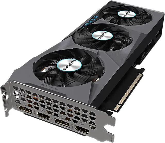 Alt view image 2 of 6 - GIGABYTE GeForce RTX 4070 EAGLE OC V2 12G Graphics Card, 3x WINDFORCE Fans, 12GB 192-bit GDDR6X, GV-N4070EAGLE OCV2-12GD Video Card