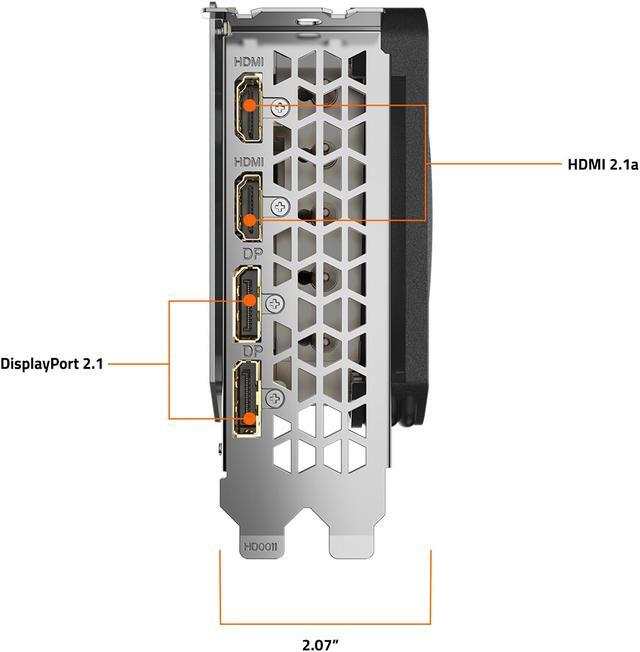 Alt view image 7 of 8 - GIGABYTE Radeon RX 7600 XT GAMING OC 16G Graphics Card, 3x WINDFORCE Fans 16GB 128-bit GDDR6, GV-R76XTGAMING OC-16GD Video Card
