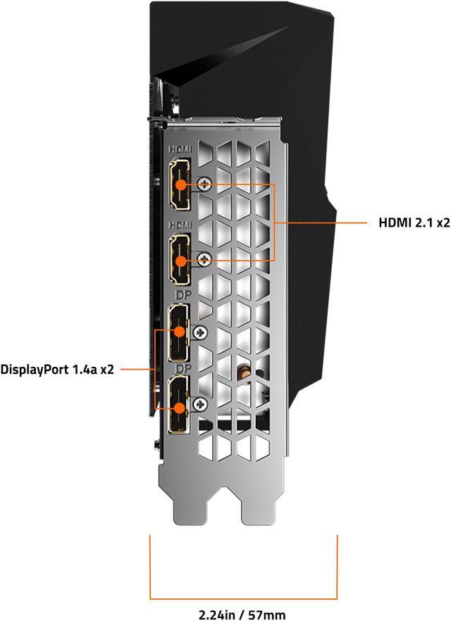 Alt view image 7 of 8 - GIGABYTE Radeon RX 6800 XT GAMING OC PRO 16G Graphics Card, WINDFORCE 3X Cooling System, 16GB 256-bit GDDR6, GV-R68XTGAMINGOCPRO-16GD Video Card