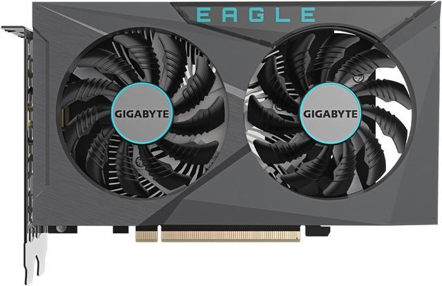 GIGABYTE GeForce RTX 3050 EAGLE OC 6G Graphics Card, 2x WINDFORCE Fans, 6GB  GDDR6 96-bit GDDR6, GV-N3050EAGLE OC-6GD Video Card