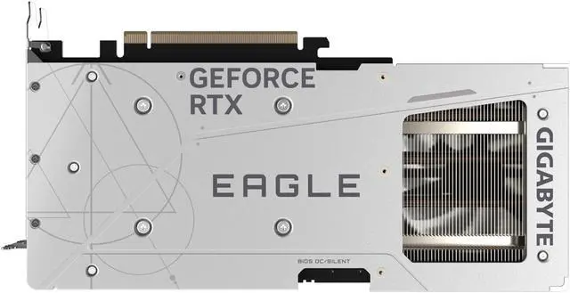 Alt view image 3 of 8 - GIGABYTE GeForce RTX 4070 SUPER EAGLE OC ICE 12G Graphics Card, 3x WINDFORCE Fans, 12GB 192-bit GDDR6X, GV-N407SEAGLEOC ICE-12GD Video Card