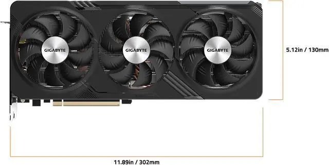 Alt view image 5 of 7 - GIGABYTE Radeon RX 7900 GRE GAMING OC 16G Graphics Card, 3x WINDFORCE Fans 16GB 256-bit GDDR6, GV-R79GREGAMING OC-16GD Video Card