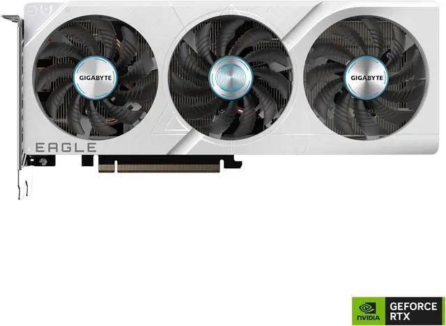 Alt view image 2 of 8 - GIGABYTE Eagle GeForce RTX 4060 Ti 8GB GDDR6 PCI Express 4.0 x8 ATX Graphics Card GV-N406TEAGLEOC ICE-8GD