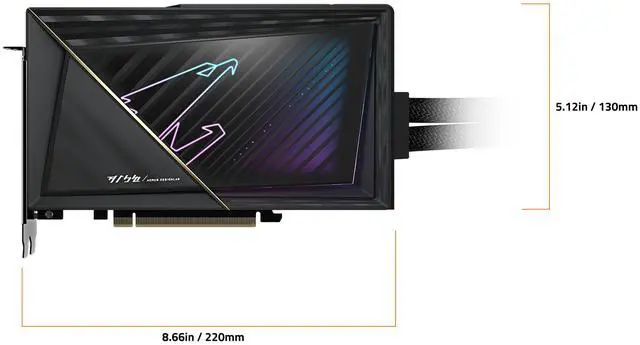 Alt view image 6 of 8 - GIGABYTE AORUS GeForce RTX 5080 16GB GDDR7 PCI Express 5.0 ATX Graphics Card GV-N5080AORUSX W-16GD