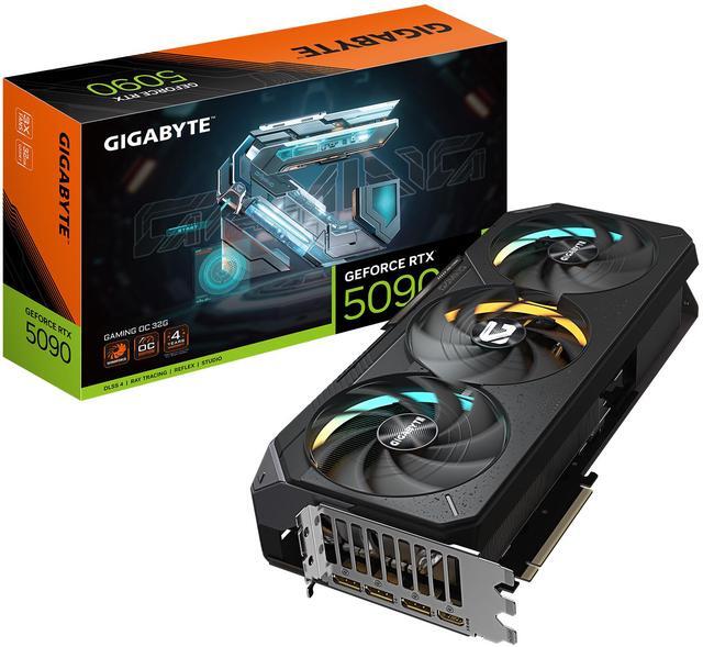 Alt view image 8 of 8 - GIGABYTE Gaming GeForce RTX 5090 32GB GDDR7 PCI Express 5.0 ATX Graphics Card GV-N5090GAMING OC-32GD