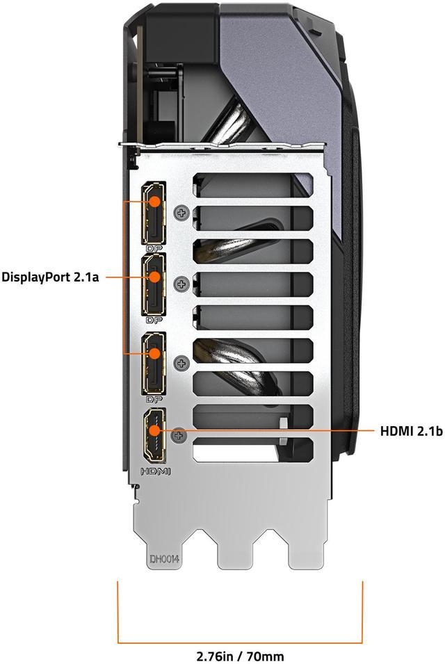 Alt view image 7 of 8 - GIGABYTE Gaming GeForce RTX 5090 32GB GDDR7 PCI Express 5.0 ATX Graphics Card GV-N5090GAMING OC-32GD