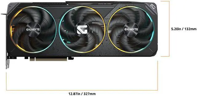 Alt view image 6 of 8 - GIGABYTE Gaming GeForce RTX 5070 12GB GDDR7 PCI Express 5.0 ATX Graphics Card GV-N5070GAMING OC-12GD