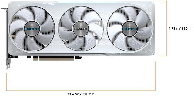 Alt view image 6 of 8 - GIGABYTE Eagle GeForce RTX 5070 12GB GDDR7 PCI Express 5.0 ATX Graphics Card GV-N5070EAGLEOC ICE-12GD
