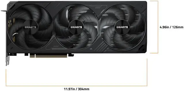Alt view image 6 of 8 - GIGABYTE WINDFORCE GeForce RTX 5080 16GB GDDR7 PCI Express 5.0 x16 ATX Graphics Card GV-N5080WF3-16GD