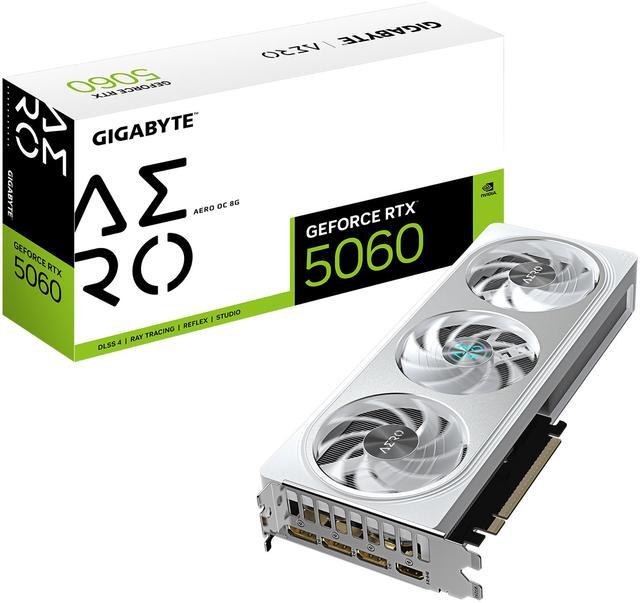 Alt view image 8 of 8 - GIGABYTE AERO GeForce RTX 5060 8GB GDDR7 PCI Express 5.0 Graphics Card GV-N5060AERO OC-8GD