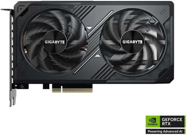 Alt view image 2 of 8 - GIGABYTE WINDFORCE GeForce RTX 5060 8GB GDDR7 PCI Express 5.0 ATX Graphics Card GV-N5060WF2OC-8GD