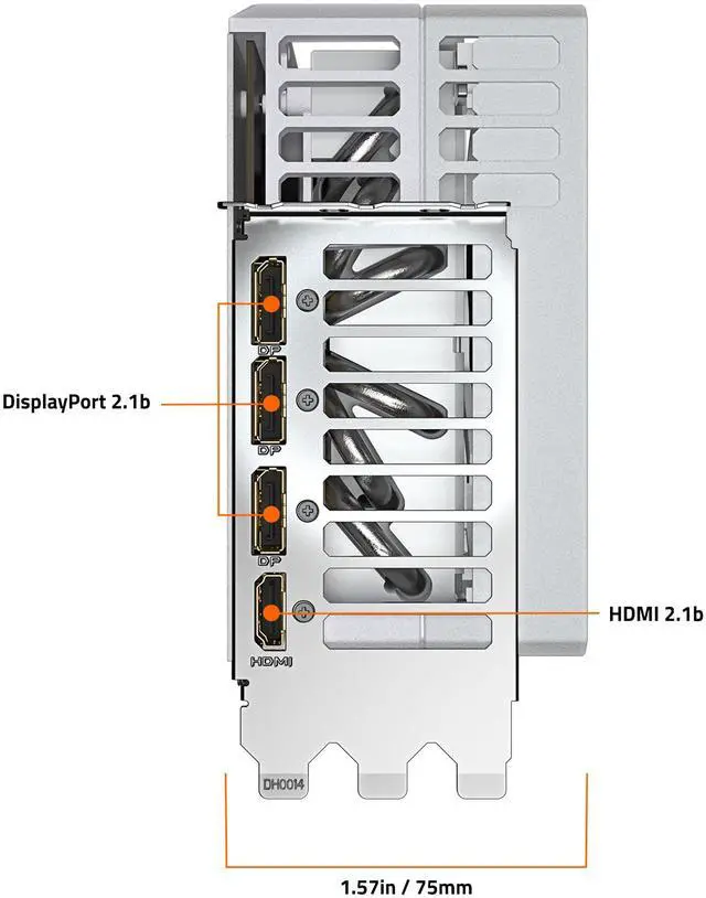 Alt view image 7 of 8 - GIGABYTE AORUS GeForce RTX 5090 32GB GDDR7 PCI Express 5.0 x16 ATX Graphics Card GV-N5090AORUSST ICE-32GD