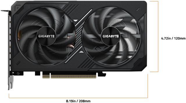 Alt view image 7 of 9 - GIGABYTE WindForce GeForce RTX 5060 Ti 16GB GDDR7 PCI Express 5.0 x8 ATX Graphics Card GV-N506TWF2MAX OC-16GD