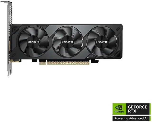 Alt view image 2 of 9 - GIGABYTE Low Profile GeForce RTX 5050 8GB GDDR6 PCI Express 5.0 x8 Low Profile Graphics Card GV-N5050OC-8GL